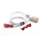 12 volts - T10 Led - Dual Color - T10 Base - white & Yellow - T10-54DRL-WY - AZLED